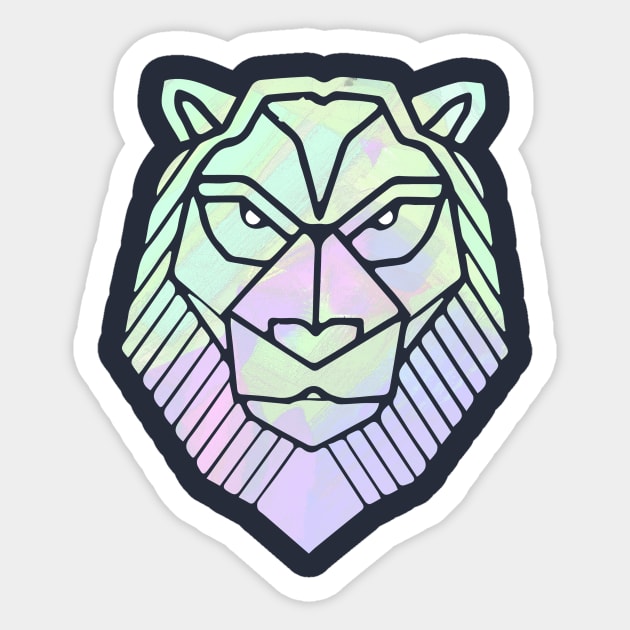 Lion Face Sticker by denissmartin2020